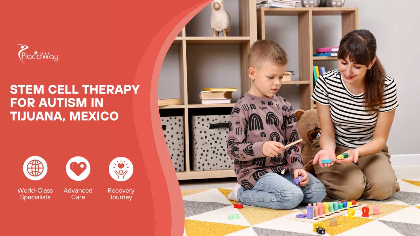 Autism child is taken care of specialist caregiver