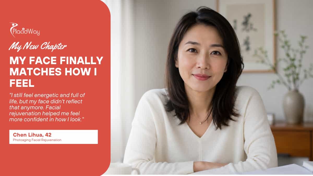 Chen Lihua%e%%s Photoaging Facial Rejuvenation Story