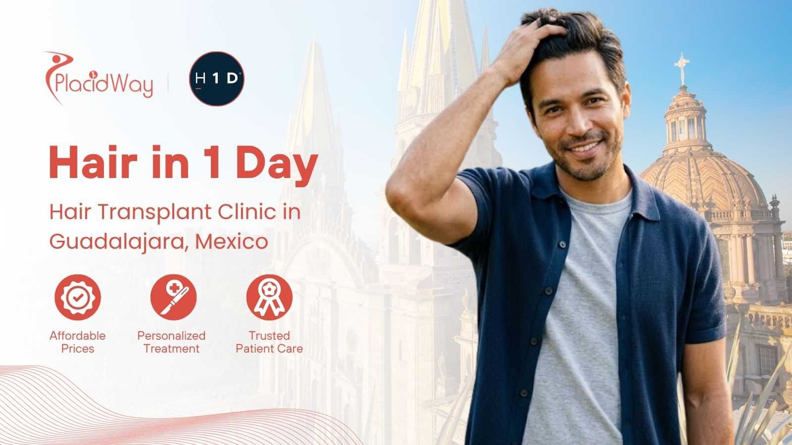 Hair Transplant Clinic in Guadalajara Mexico by Hair in 1 Day