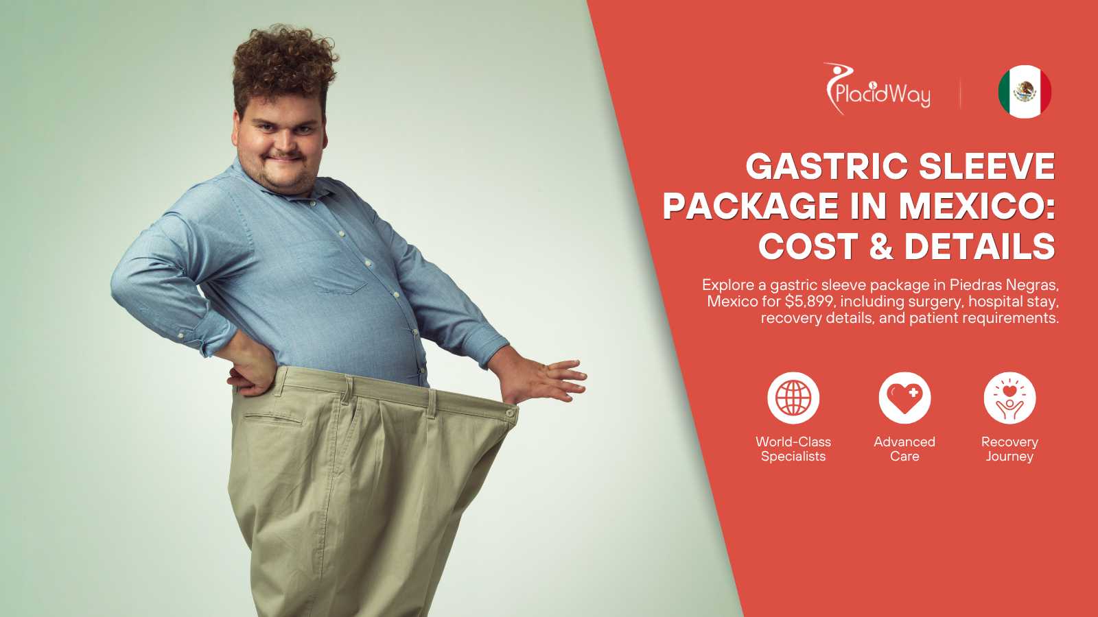 Gastric Sleeve Package in Piedras Negras, Mexico - $5899