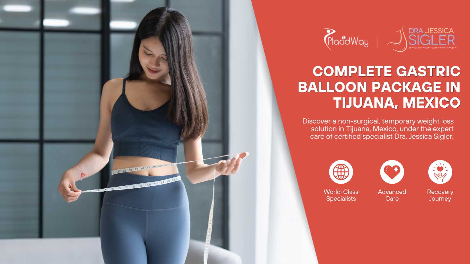 Gastric Balloon Package by Dra Jessica Sigler in Tijuana, Mexico