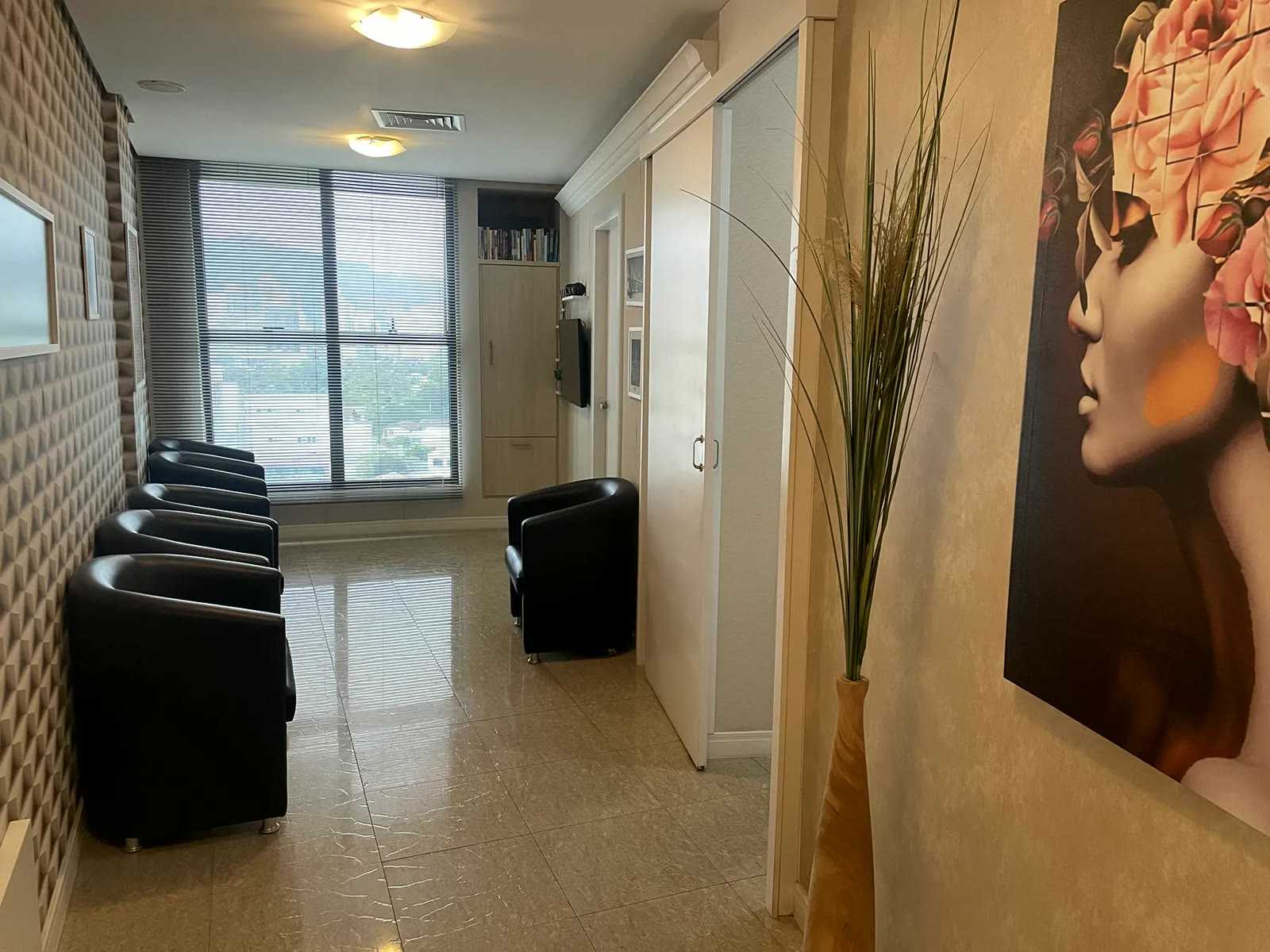 The clinic's waiting room