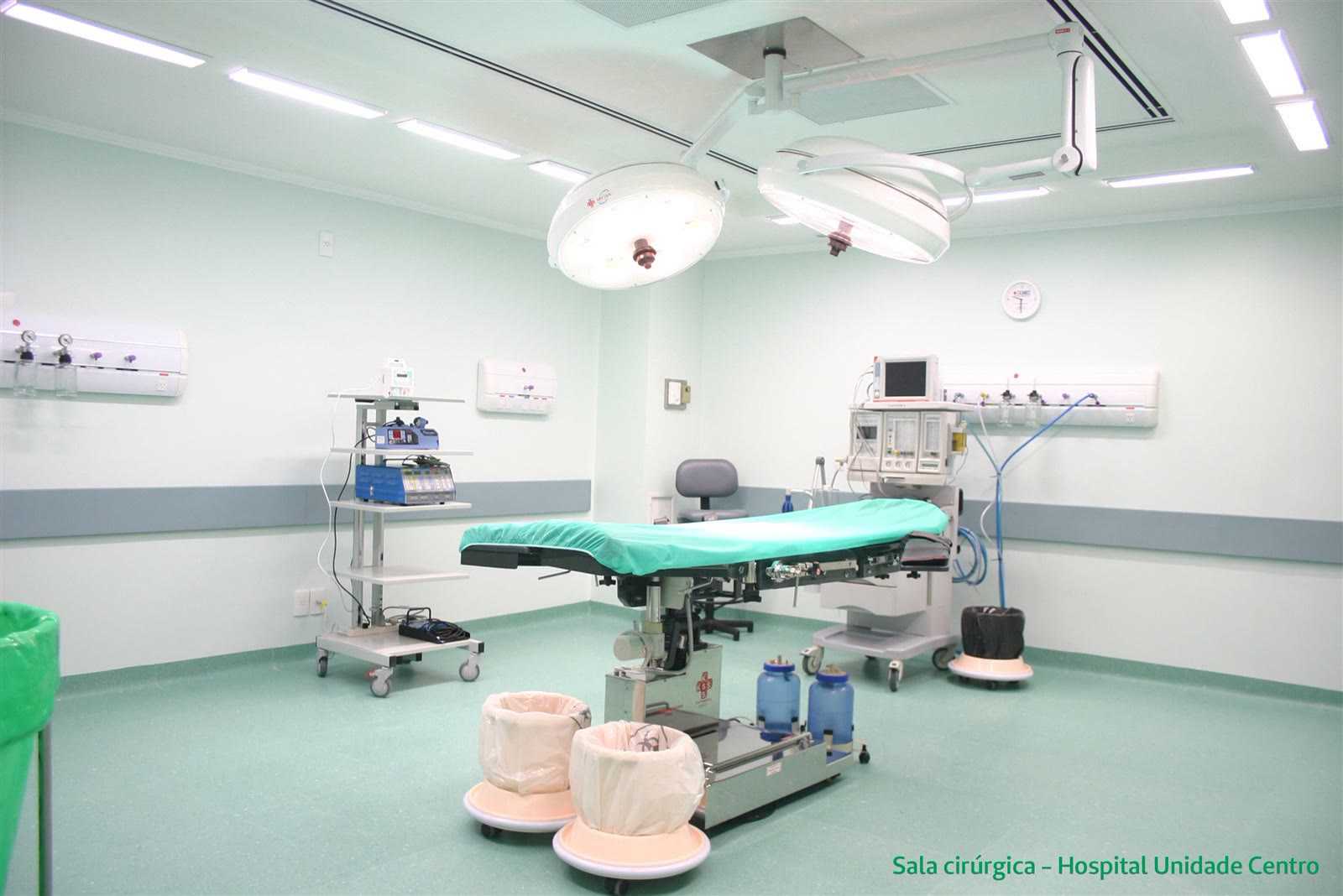 Operating room at Hospital Unimed Blumenau, Unidade Centro