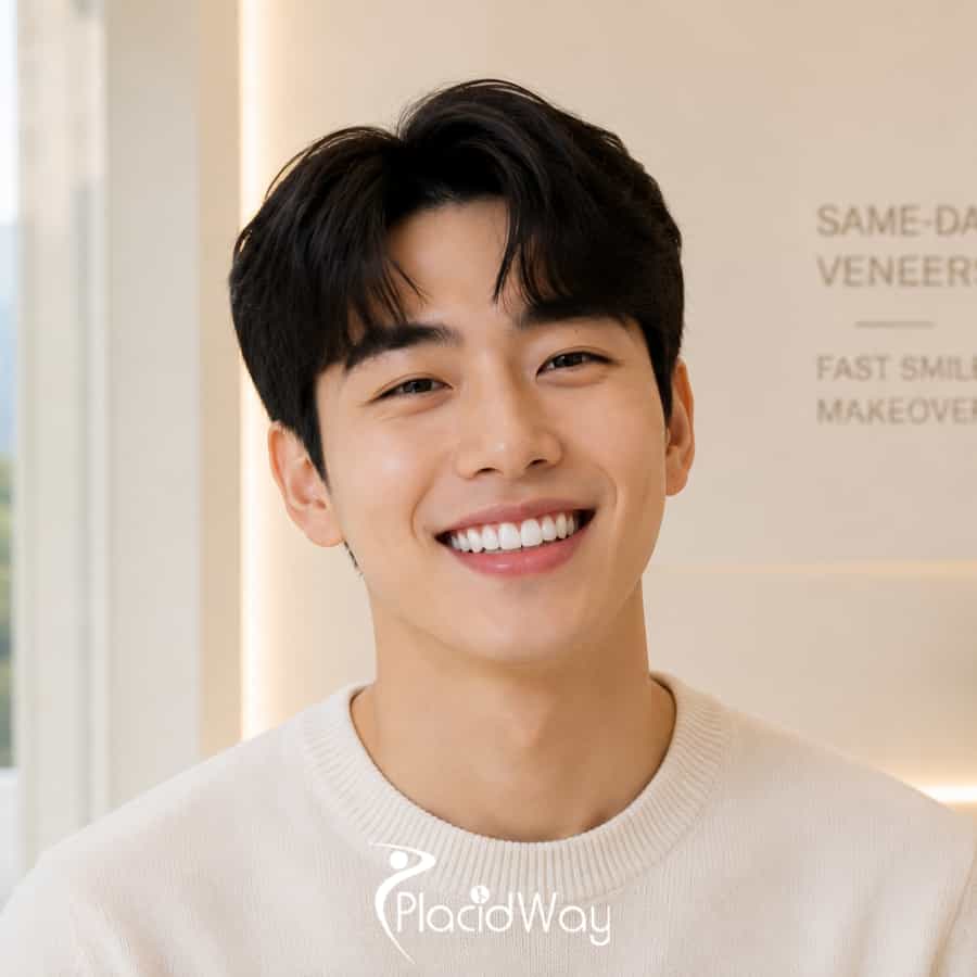 Same-Day Dental Veneers Package in Gangnam, South Korea – Fast Smile Makeover