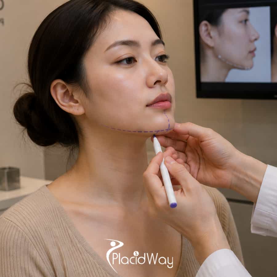 Chin Reduction Package in Gangnam, South Korea – Lower Face Contouring