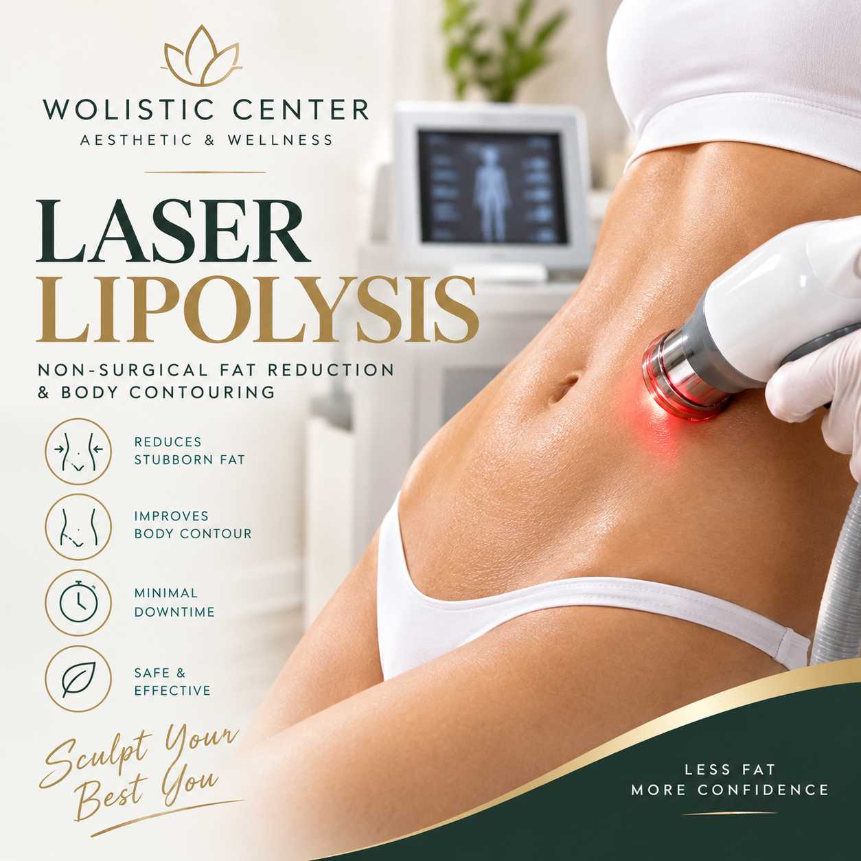Laser Lipolysis Package at Wolistic Center - Aesthetic & Wellness Clinic in Istanbul Turkey, Istanbul, Turkey