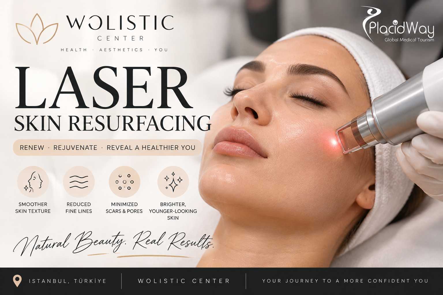 Laser Skin Resurfacing Package at Wolistic Center - Aesthetic & Wellness Clinic in Istanbul Turkey, Istanbul, Turkey