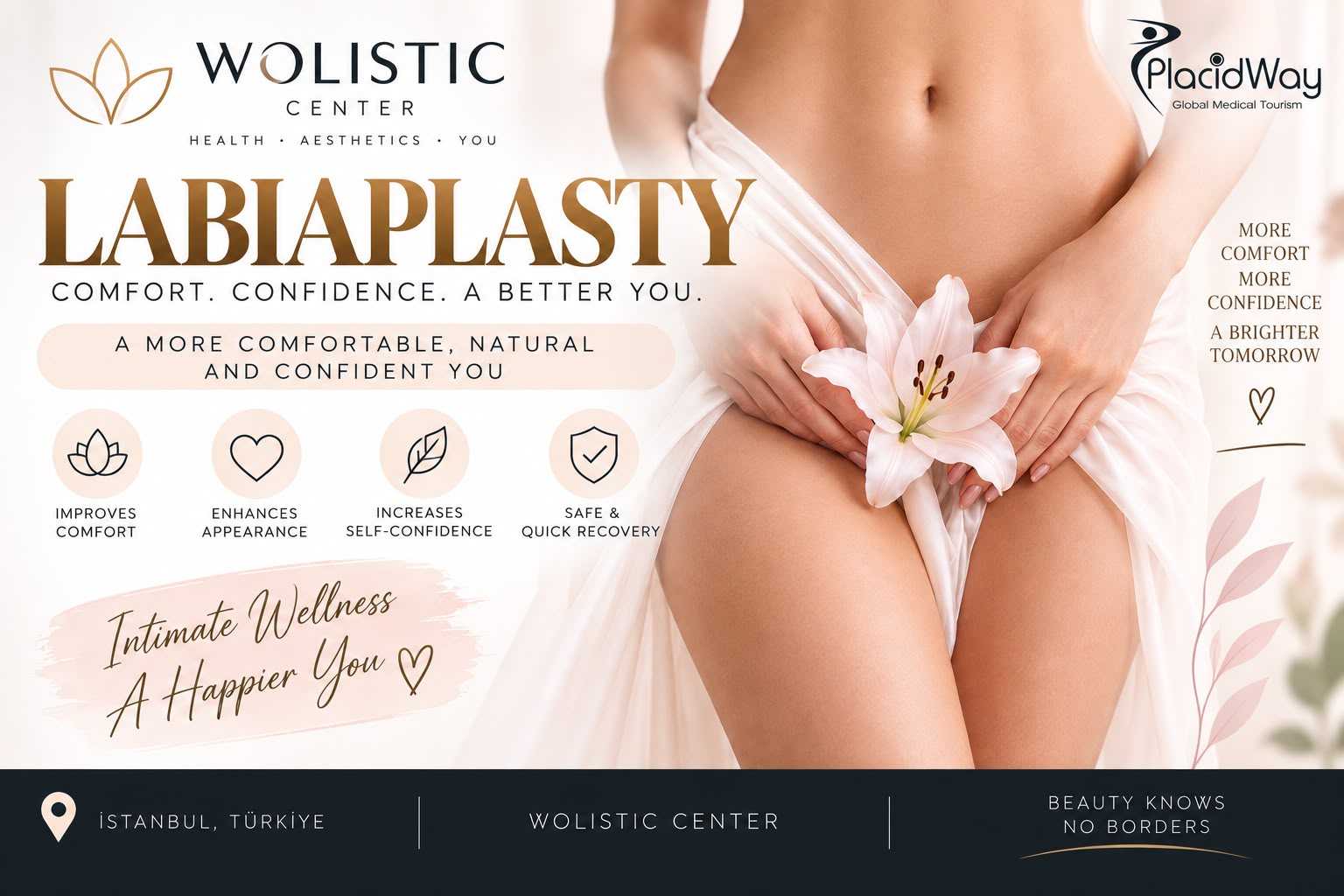 Labiaplasty Package at Wolistic Center - Aesthetic & Wellness Clinic in Istanbul Turkey, Istanbul, Turkey
