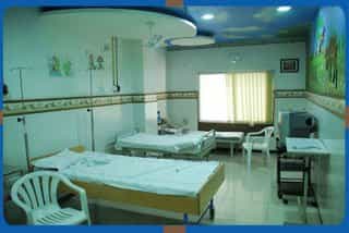 Patient room in Basavatarakam Indo American Cancer Hospital & Research Institute India