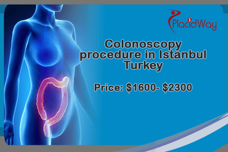 The cost of the Colonoscopy procedure in Istanbul, Turkey