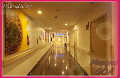 Manipal Goa India Top Hospital Hallway