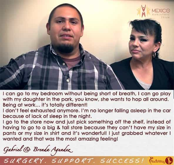 mexico bariatric surgery team mexicali obesity gabriel agundez testimonial image