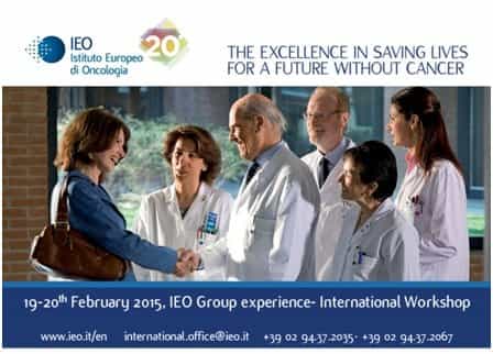 IEO Group Experience- International workshop. Italy, 19-20th February 2015