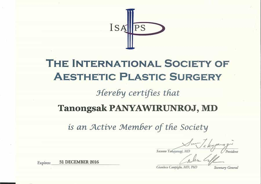 Asia Cosmetic Thailand - International Society of Aesthetic Plastic Surgery