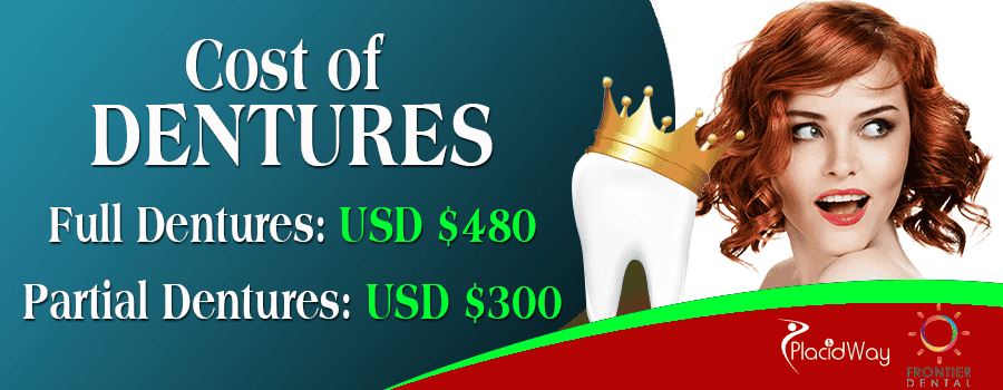 Cost of Dentures in Frontier Dental Mexicali, Mexico