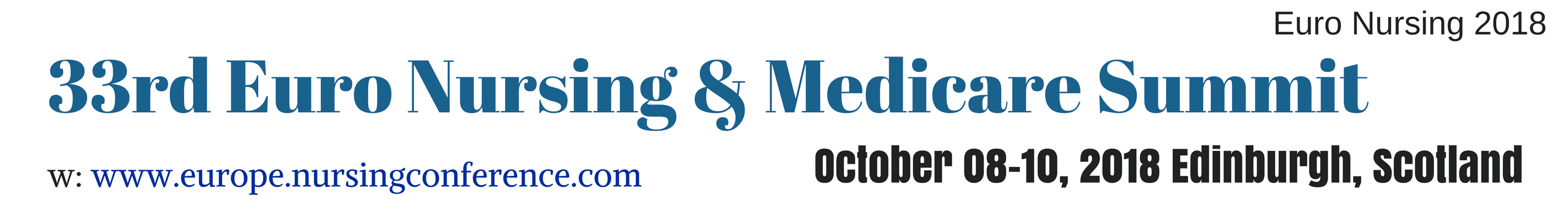 33rd Euro Nursing and Medicare Summit 