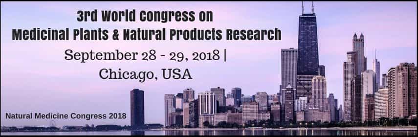 3rd World Congress on Medicinal Plants and Natural Products Research