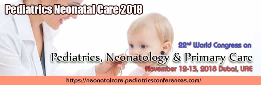 22nd World Congress on Pediatrics, Neonatology & Primary Care 22nd World Congress on Pediatrics, Neonatology & Primary Care