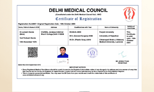 Certification of Med Aesthetics