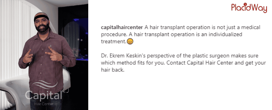 Hair Transplant Patient Testimonials in Istanbul Turkey by Capital Hair Center