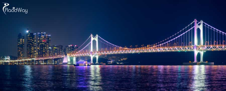 Gwangan Bridge in South Korea