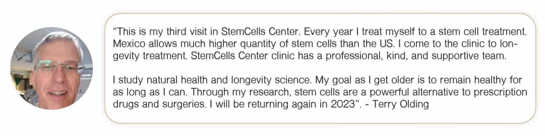 Patient Testimonial StemCells Center