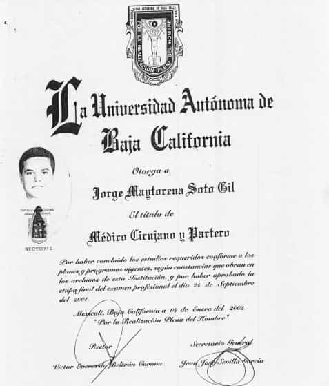 Awards Received by Dr. Jorge Maytorena