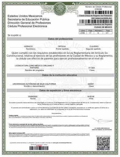 Centro de Fertilidad del Prado Certificate
