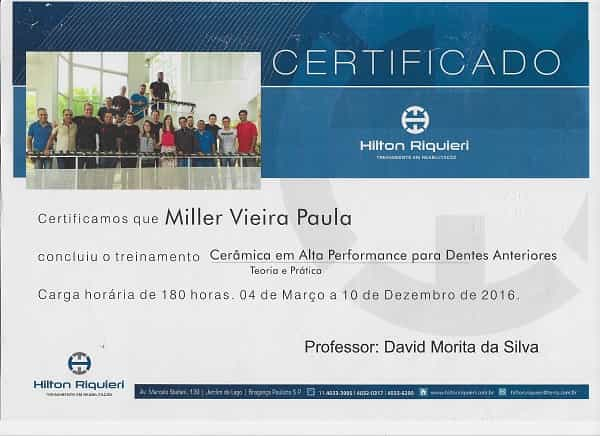 Neo Dental Cancun Certificate