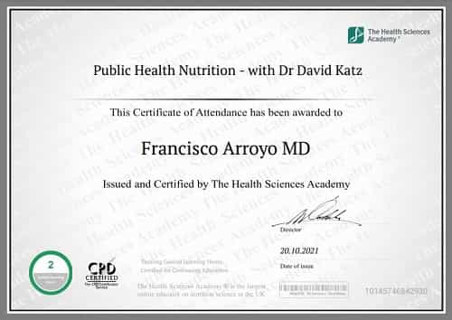 Fransisco Certificate