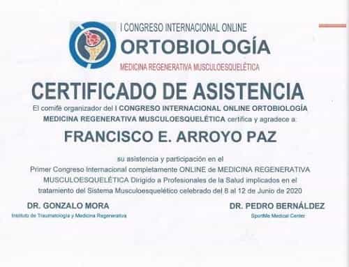 Certificate Sportsmed Doctor