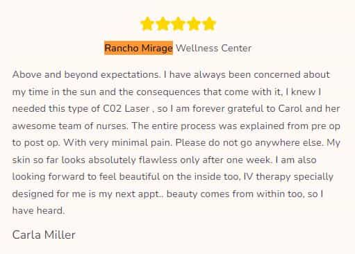 California Wellness Institute Testimonial from Verified Patient