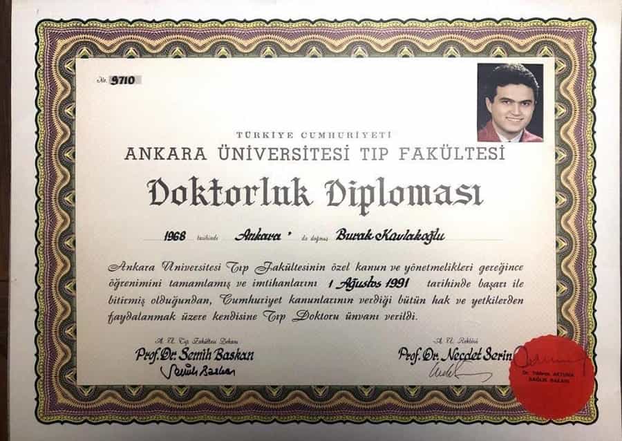 Prof. Dr. Burak Kavlakoglu Certificate