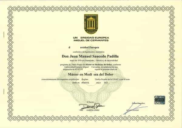 Pain Medical Group - Certificate
