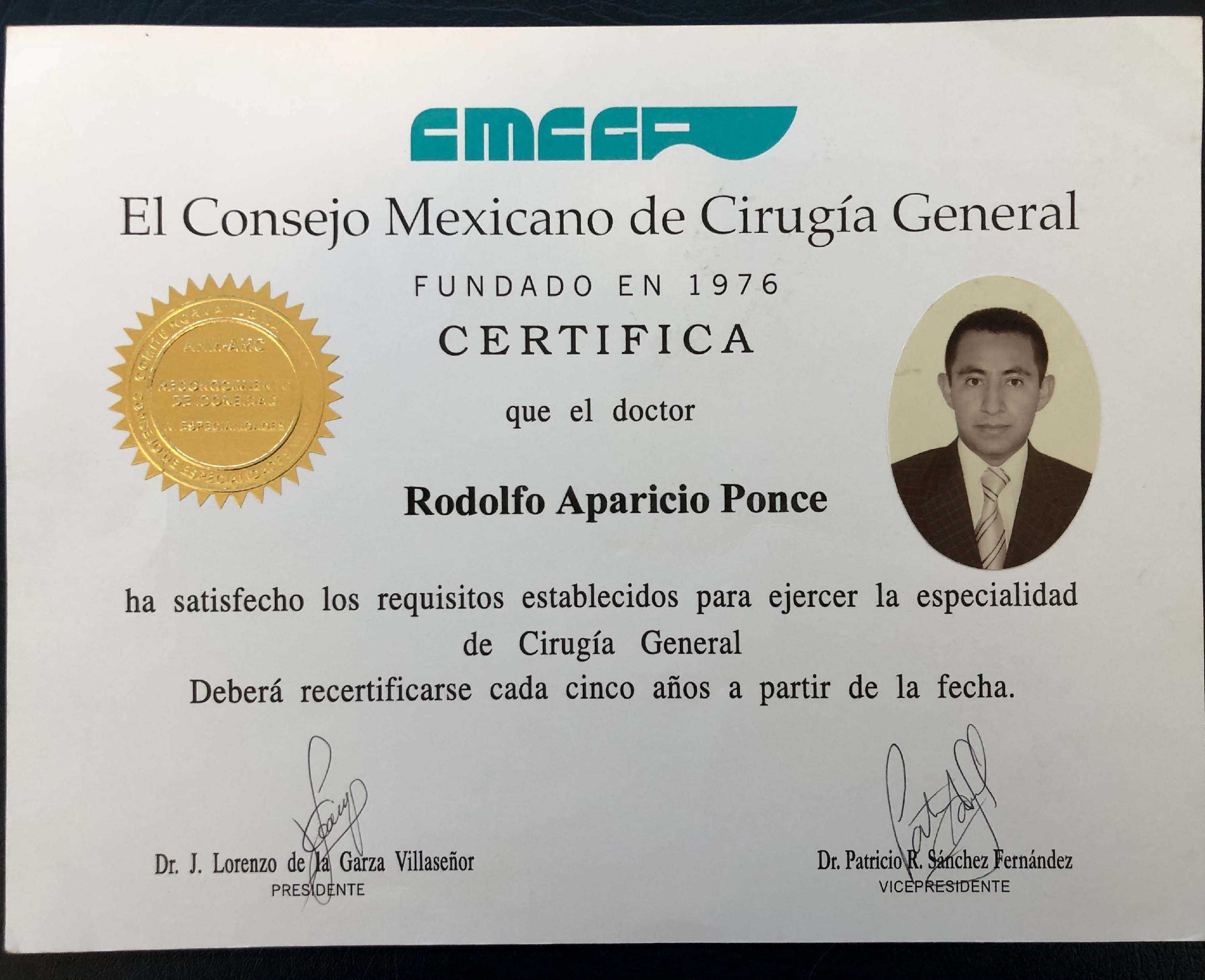 Mexican Council of General Surgery