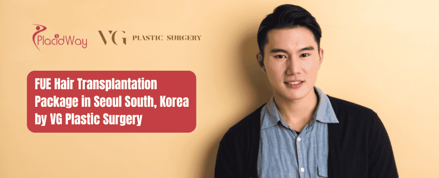 VG Plastic Surgeryによる韓国ソウルでのFUE植毛パッケージ