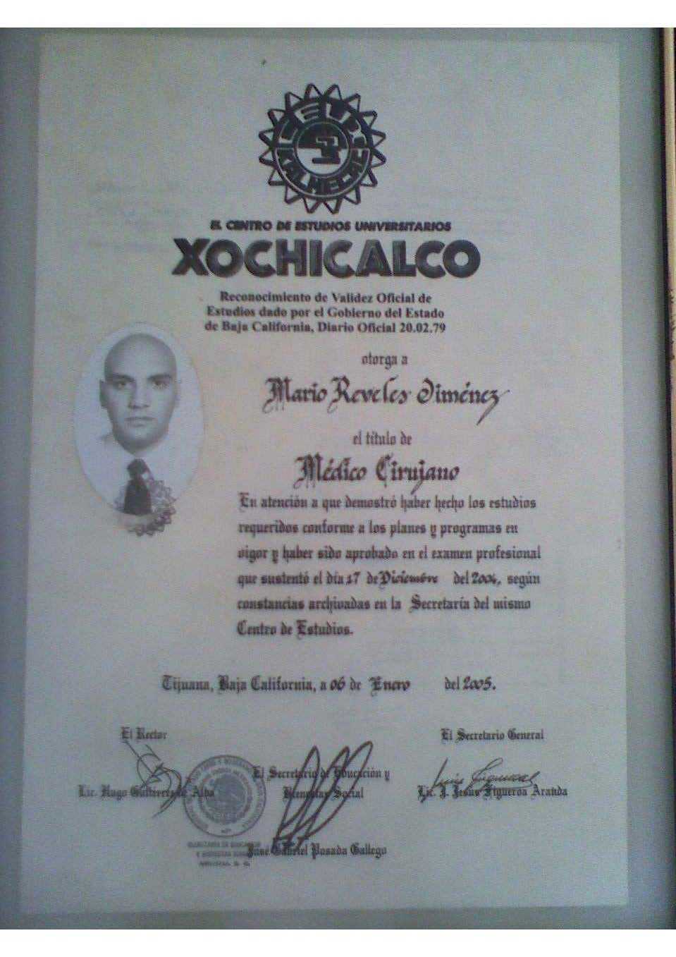 Certificado de Centro de Rehabilitación Clínica Renovación