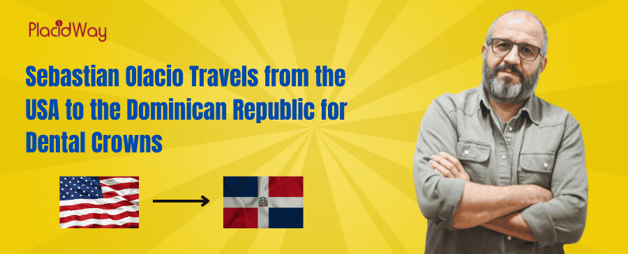 Sebastian Olacio Travels from the USA to the Dominican Republic for Dental Crowns
