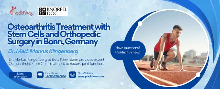 Dr. Med. Markus Klingenberg - Osteoarthritis Stem Cell Treatment Germany