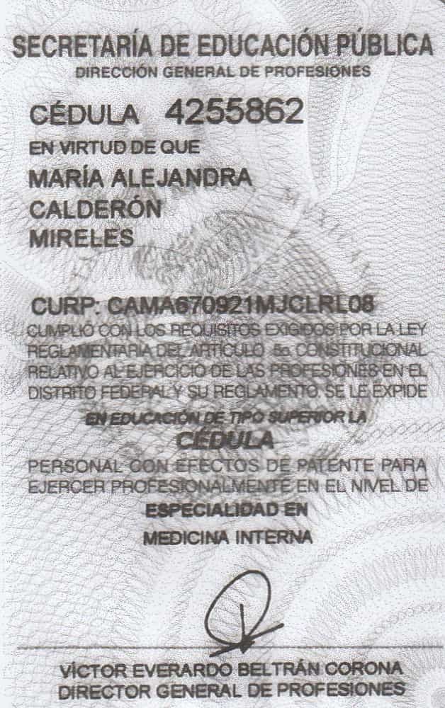 Certificado de atención confiable