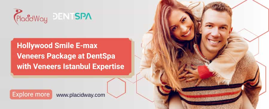 Paquete de carillas Hollywood Smile E-max en DentSpa, Estambul