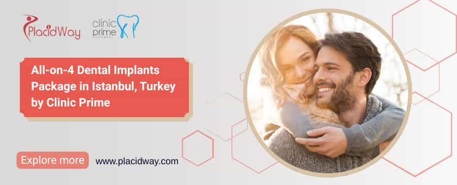 Implantes dentales All on 4 en Estambul - Paquete Clínica Prime
