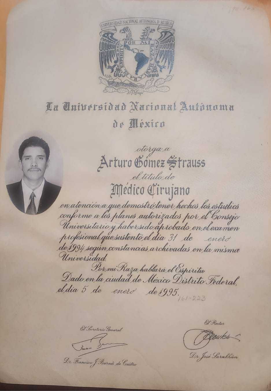 Dentist in Mexico Certificate