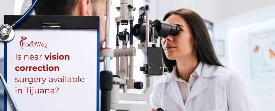 Near vision correction surgery