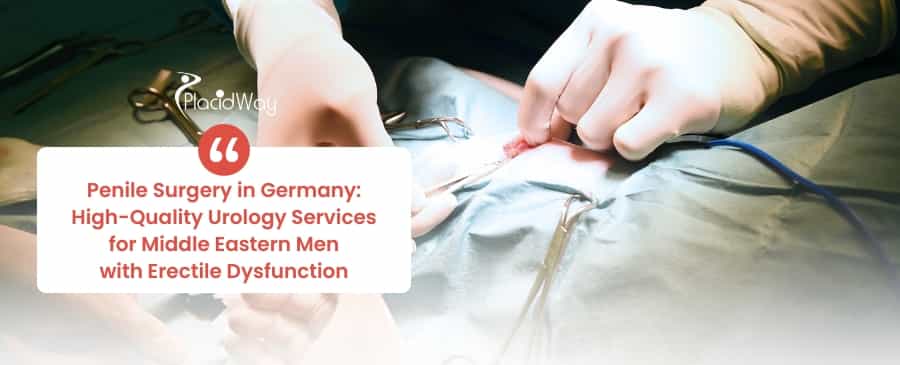 Penile Surgery in Germany: High-Quality Urology Services for Middle Eastern Men with Erectile Dysfunction