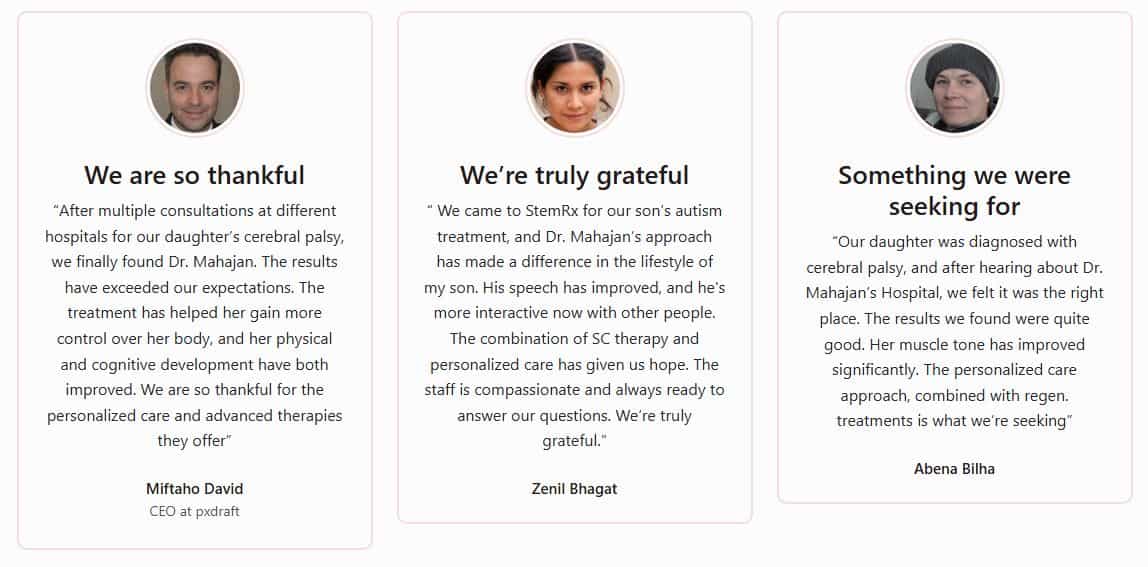 Dr. Pradeep Mahajan - Testimonial