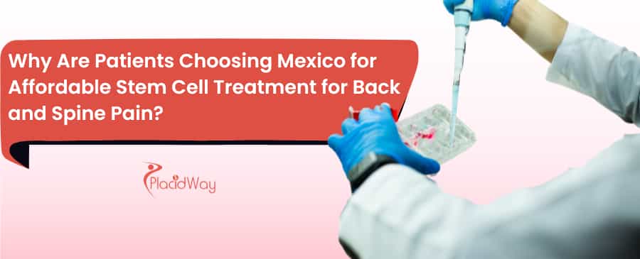 stem cell treatment for back and spine pain in Mexico