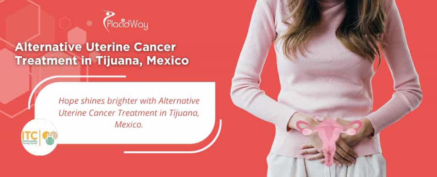 Paquete de tratamiento alternativo para el cáncer de útero en Tijuana, México, ofrecido por ITC.