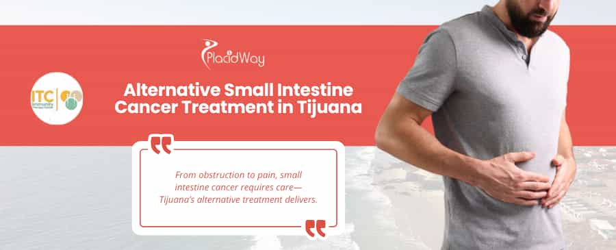 Paquete de tratamiento alternativo para el cáncer de intestino delgado en Tijuana, México, ofrecido por ITC.