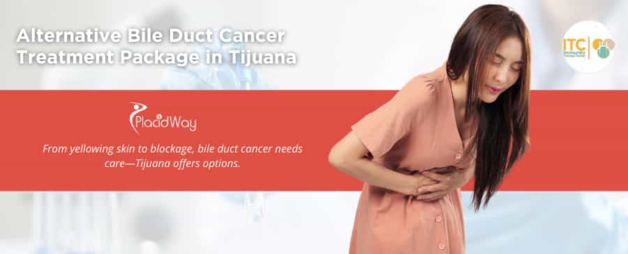 Paquete de tratamiento alternativo para el cáncer de las vías biliares en Tijuana, México, ofrecido por ITC.